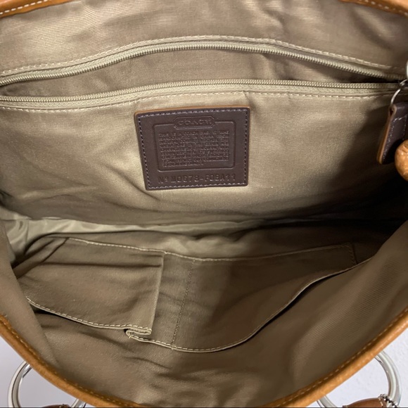 50% OFF Coach cream hobo flip shoulder bag - Picture 8 of 9